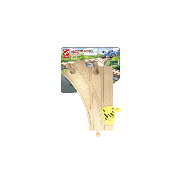 Залізниця Hape Набір для залізниці Y-подібні рейки з перемикачем 2 шт (E3781) - picture 1