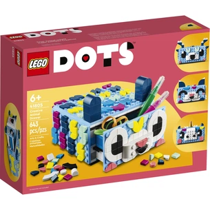 Конструктор LEGO DOTS Креативний ящик «Тварини» 643 деталі (41805) зображення 1
