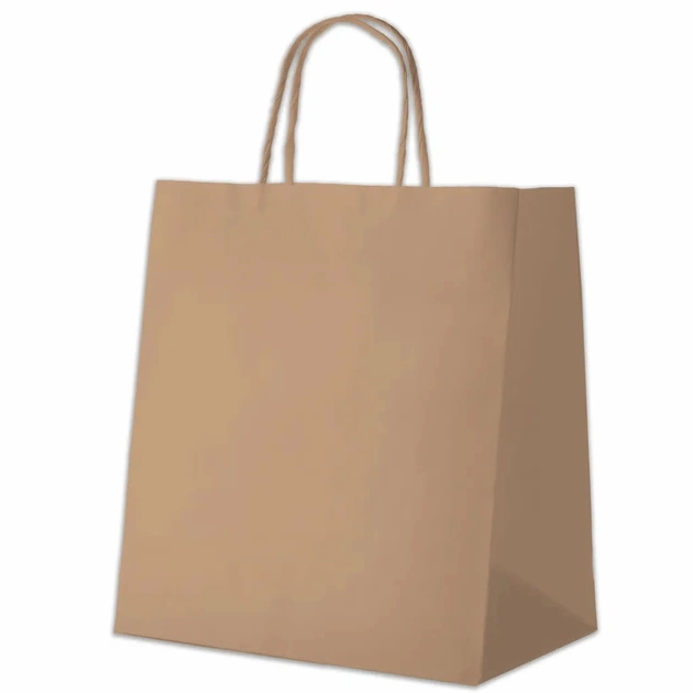 Подарунковий пакет Куверт 90 Ecobag паперовий, 24х10х32 см коричневий (BAG-KUV-240100360-BR) - picture 1