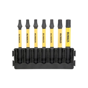 Набір біт DeWALT в касеті для Tough Case, FlexTorq, L57 мм,Т15 Т20 2шт. Т25 2шт, Т30,Т40 (DT70825) зображення 1