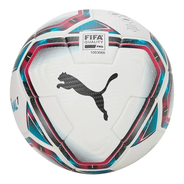 М'яч футбольний Puma team FINAL 21.1 FIFA Quality Pro Ball Уні 5 Білий / Синій / Червоний (4062451442620) - изображение 1