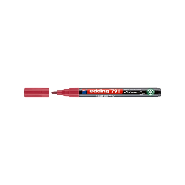 Маркер Edding Paint e-791 1-2 мм круглый розовый (e-791/09n) - изображение 1