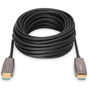 Кабель мультимедійний HDMI M to HDMI M 10m 8K AOC hybrid-fiber black Digitus (AK-330126-100-S) - зменшене зображення 2