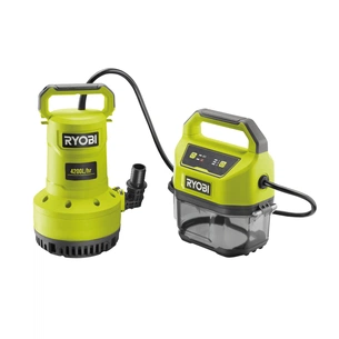 Садовий насос Ryobi для брудної та чистої води RY18SPA-0, 18В ONE+, 4200л/г (без АКБ та ЗП) (5133005778) зображення 1