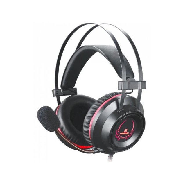 Навушники REAL-EL GDX-7450 Black (EL124100039) - зображення 1