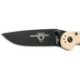 Ніж Ontario Knife RAT II D2 Desert Tan, Black Blade (ON8830DT) - зменшене зображення 3