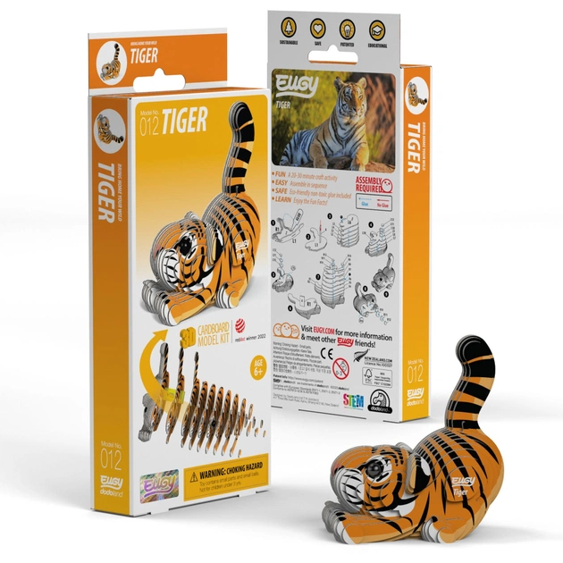 Пазл Eugy 3D Зоопарк Тигр (XEG-012) - picture 4