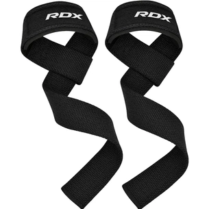 Кистьові лямки RDX W1 Gym Single Strap Black Plus (WAN-W1B+) зображення 1