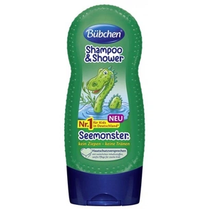 Дитячий шампунь Bubchen для миття волосся і тіла Зелений монстр 230 мл (12269894) зображення 1