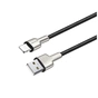 Дата кабель USB 2.0 AM to Lightning 1.0m head metal black ColorWay (CW-CBUL046-BK) - зменшене зображення 1