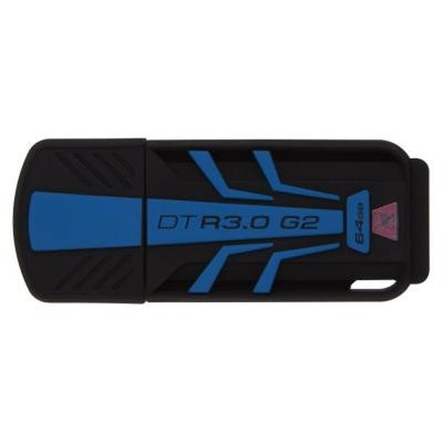 USB флеш накопичувач Kingston 64GB DataTraveler R3.0 G2 USB 3.0 (DTR30G2/64GB) - изображение 1