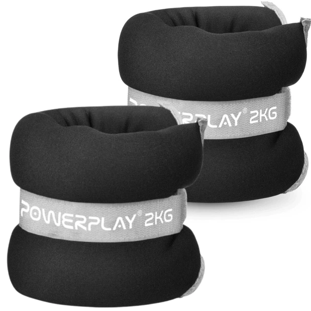 Обважнювач PowerPlay PP-4349 Ankle/Wrist Weights 2 х 2 шт Чорні (PP_4349_Black_2) - picture 6