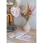 Кухонна прихватка Прованс серце Bella Троянди/Рожева клiтинка з мереживом (4823093416734) - зменшене зображення 2