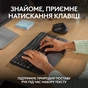Клавіатура Logitech Wave Keys Bluetooth/Wireless Black (920-012304) - зменшене зображення 3