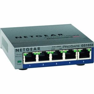 Комутатор мережевий Netgear GS105E (GS105E-200PES) зображення 1