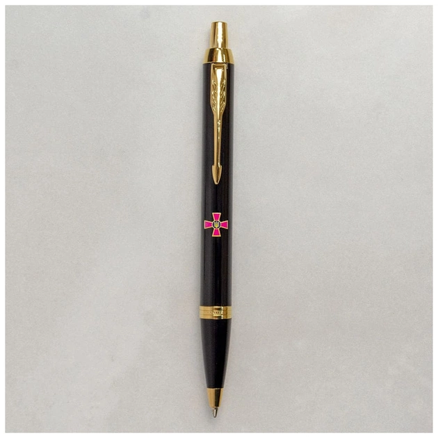 Ручка кулькова Parker IM 17 ARMY Black GT BP Емблема ЗСУ кольоровий (22032_W0010u) - picture 3