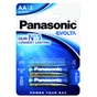 Батарейка Panasonic AA LR06 Evolta * 2 (LR6EGE/2BP) - зменшене зображення 1