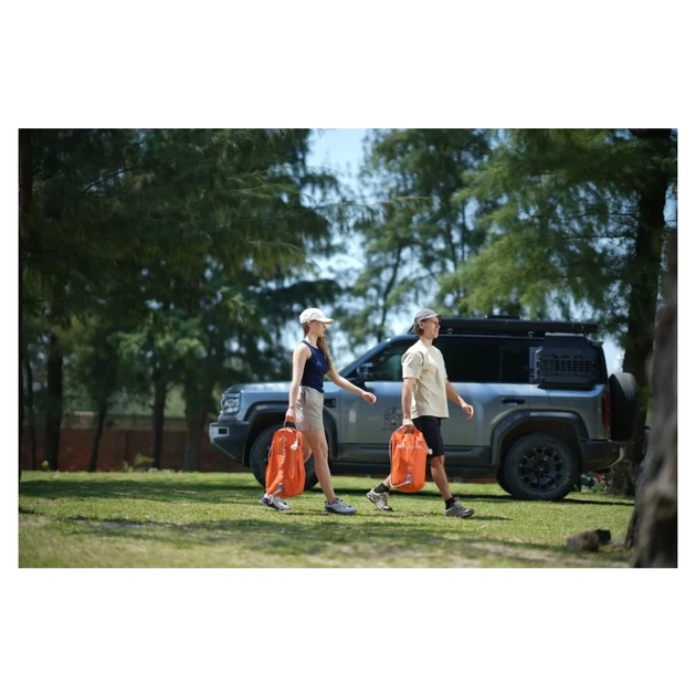 Душ портативний Flextail Tiny Shower Bag із ємністю та насосом 20 л помаранчевий (TSB-650) - picture 10