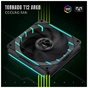 Кулер до корпусу Gamemax Tornado T12 ARGB - зменшене зображення 5