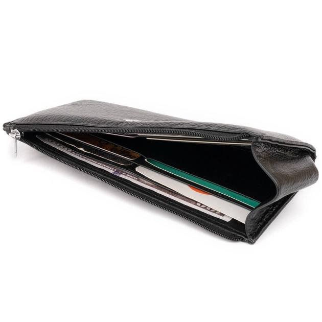 Кошелек ST Leather Из кожи унисекс Черный (19324) - изображение 5
