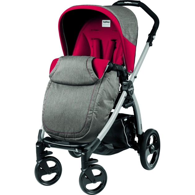 Коляска Peg-Perego Book Plus червона з сірим (PACK04-00000000006) - изображение 1