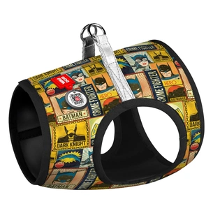 Шлея для собак WAUDOG Clothes з QR паспортом "Бетмен вінтаж" S2 (1012-4004) зображення 1