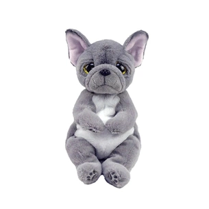 М'яка іграшка Ty Beanie bellies Сірий пес WILFRED 25 см (43212) зображення 1