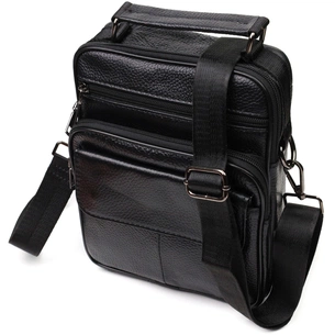 Сумка Vintage З натуральної шкіри Чорна (21953) зображення 1