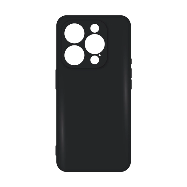 Чохол до мобільного телефона ACCLAB SoftShell Apple iPhone 15 Pro Black (1283126586484) - зображення 1