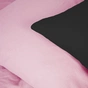 Постільна білизна MirSon 002-008 Black/Pink Фланель 2 x 160 x 220 Сімейний Євро (2200009661884) - зменшене зображення 3