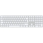 Клавіатура Apple Magic Keyboard with Touch ID Bluetooth/USB UA White (MXK73UA/A) - зменшене зображення 1