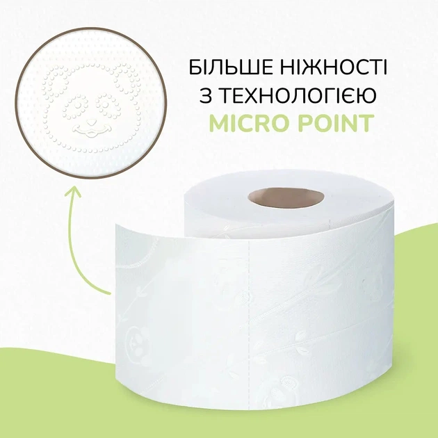 Туалетная бумага Сніжна Панда Premium Classic Plus 3 слоя 4 рулона (4820183972828) - изображение 5