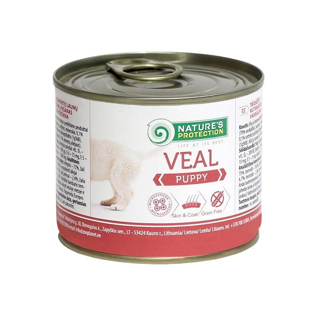 Консерви для собак Nature's Protection Puppy Veal 200 г (KIK45086) - зображення 1