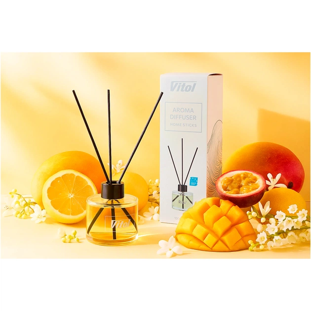 Ароматизатор для автомобіля VITOL Home Sticks Fruit Garden 130 мл (VHS02) - picture 4