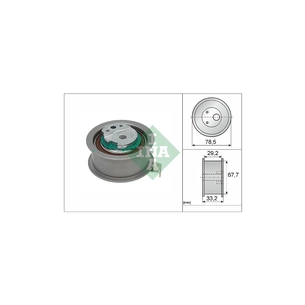 Ролик натягувача ременя INA 531 0927 10 зображення 1