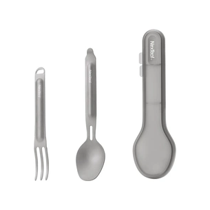 Набір туристичного посуду NexTool Titanium Tableware Set, титан (NE20132) зображення 1