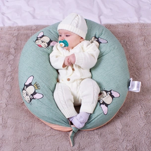 Подушка MirSon для вагітних та годування №8334 Print Line 17-0356 Burkina Faso Бязь 30х170х20 см (2200006200598) зображення 1