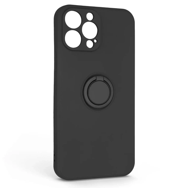 Чохол до мобільного телефона Armorstandart Icon Ring Apple iPhone 13 Pro Max Black (ARM68674) - зображення 1