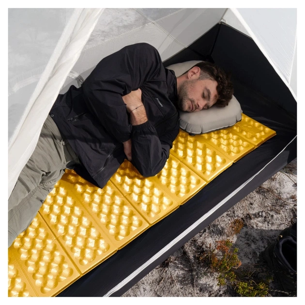 Туристичний килимок Naturehike IXPE CNK2550WS030, алюмінієва плівка, 18 мм, оливковий-зелений (6977465868206) - picture 8