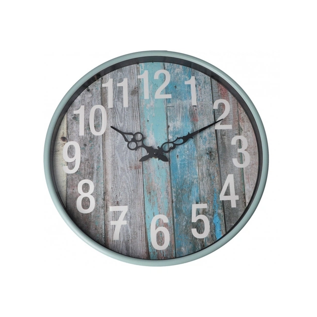 Настінний годинник Optima Retro пластиковий, колір дерева (O52107) - picture 1