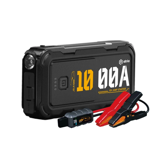 Пуско зарядний пристрій Atria 10000mAh 1000A QC18W LED ліхтар (JS-A1000) - изображение 3