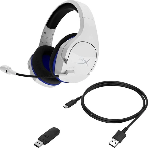 Гарнитура HyperX Cloud Stinger Core Wireless для PS4\PS5 White (4P5J1AA) - изображение 1