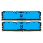 Модуль пам'яті для комп'ютера DDR4 8GB (2x4GB) 3000 MHz Iridium X Blue Goodram (IR-XB3000D464L16S/8GDC) - зменшене зображення 1