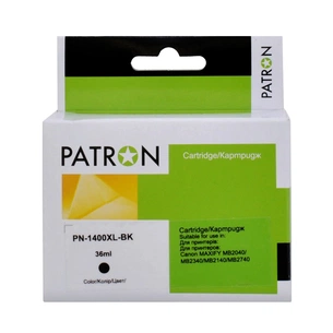 Картридж Patron Canon PGI-1400BK XL (9185B001) 1200 арк (PN-1400XL-BK) зображення 1
