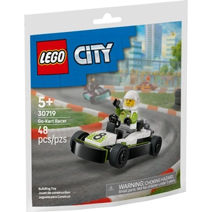 Конструктор LEGO City Гонщик на картингу (30719) зображення 1