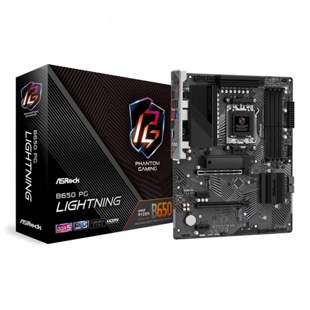 Материнская плата ASRock B650 PG Lightning Socket AM5 - изображение 1