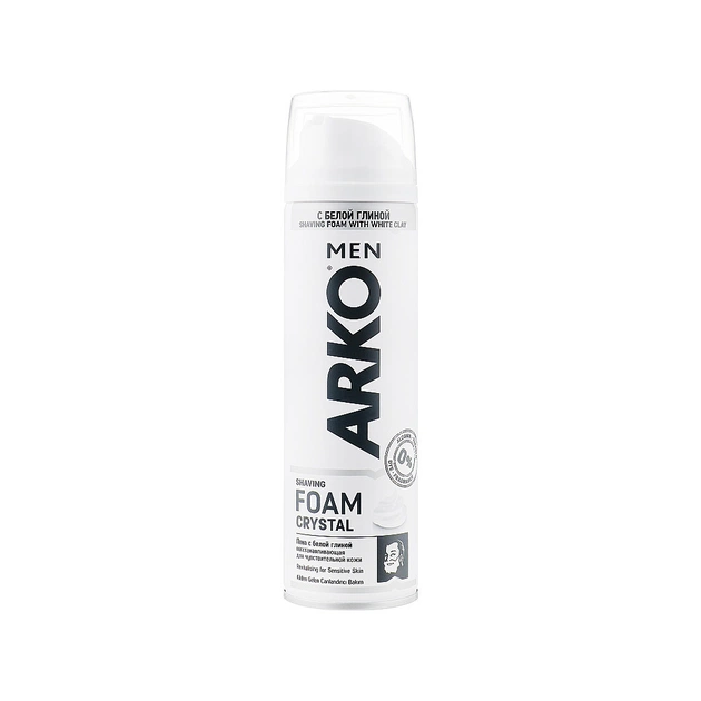 Піна для гоління ARKO Men Crystal 200 мл (8690506497361) - изображение 1