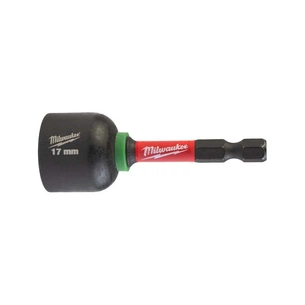 Головка магнітна Milwaukee 1/4", шестигранна, 17 мм Shockwave, ударостійка (4932492444) зображення 1