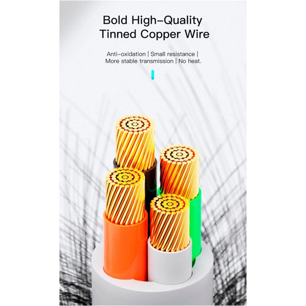 Дата кабель USB 2.0 AM to Lightning 3.0m 2.4A black Essager (EXCL-LSC01) - зображення 11