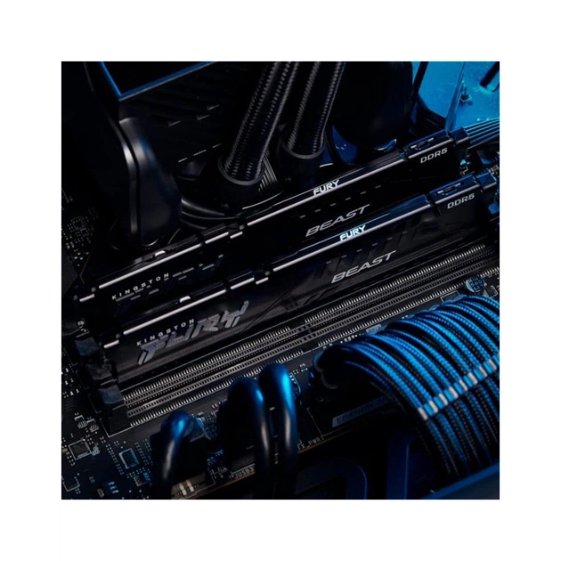 Модуль пам'яті для комп'ютера DDR5 64GB (2x32GB) 5600 MHz Fury Beast Black Kingston Fury (ex.HyperX) (KF556C36BBE2K2-64) - picture 9